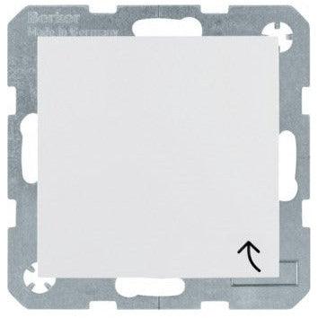 Berker 47518989 S.1 Schuko-Steckdose mit Klappdeckel polarweiß glänzend