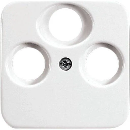 Busch Jäger 2CKA001724A1754 TV Abdeckung 3-fach Reflex SI alpinweiß (1743-03-214)
