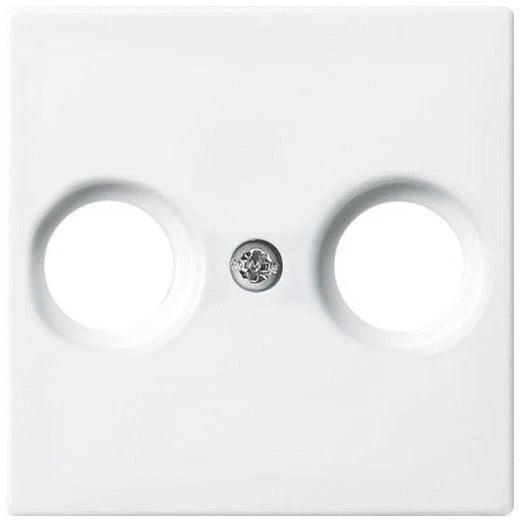 Busch Jäger 2CKA001724A4334 TV Abdeckung 2-fach balance SI alpinweiß (2531-914)