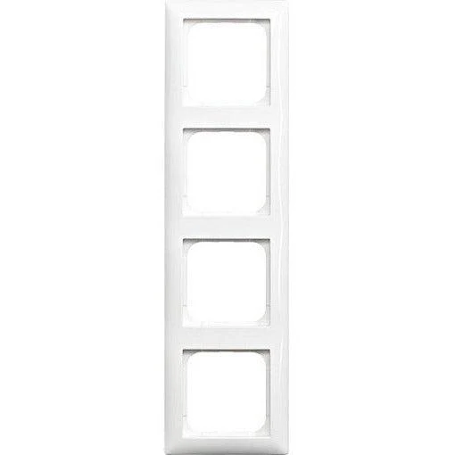 Busch Jäger 2CKA001725A1561 Abdeckrahmen 4-fach balance SI alpinweiß (1724-914)