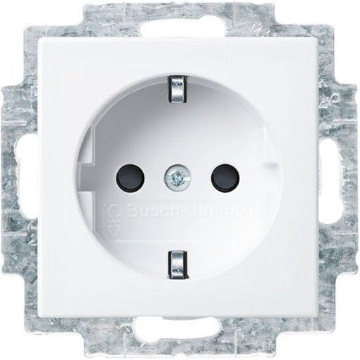 Busch Jäger 2CKA002013A5379 SCHUKO Steckdose balance SI alpinweiß mit Berührungsschutz (20 EUCB-914)