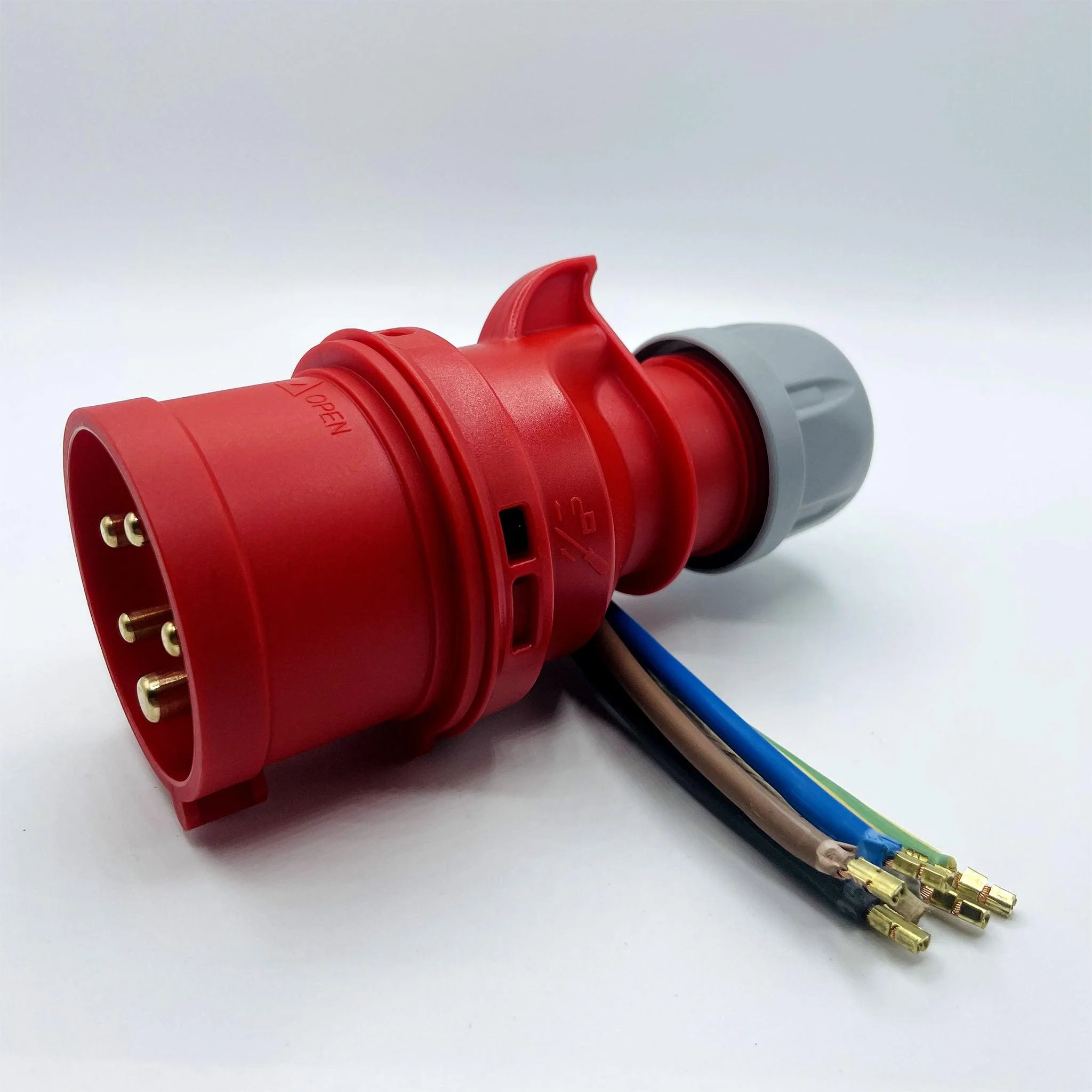 CEE-Anschlussleitung 16A- 32A 400V - Gummileitung H07RN-F 5G2,5 - 5G6 mm² | 1,00 Meter bis 10,00 Meter | verschiedene Farben - Image 2