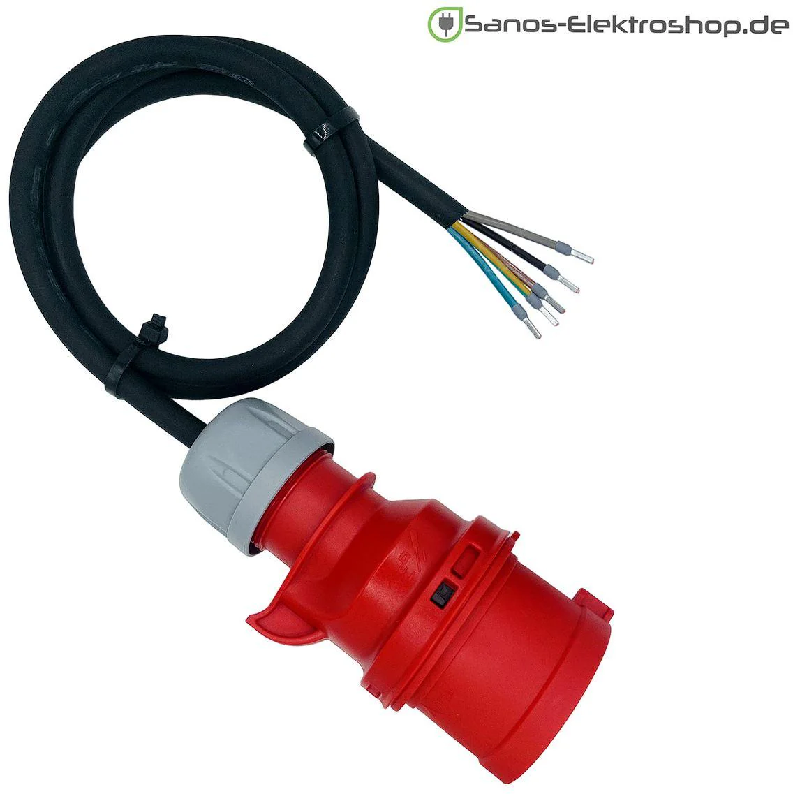 CEE-Anschlussleitung 16A- 32A 400V - Gummileitung H07RN-F 5G2,5 - 5G6 mm² | 1,00 Meter bis 10,00 Meter | verschiedene Farben - Image 3