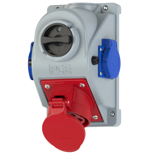 CEE Wanddosen 16A - 63A | 230V - 400V | IP44 - IP67 | verschiedene Typen - PCE - Image 10