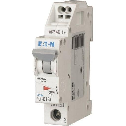EATON PLI-B16/1 - Leitungsschutzschalter mit Steckklemme, 16 A, 1p, Charakteristik: B, 101251
