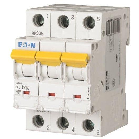EATON
PXL-B25/3 - Leitungsschutzschalter, 25 A, 3p, Charakteristik: B, 236398