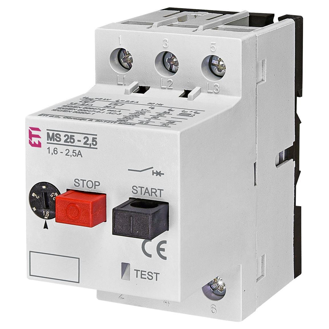 ETI Motorschutzschalter / Motorschutz / Gehäuse wählbar - 1,0A bis 16A - Image 2