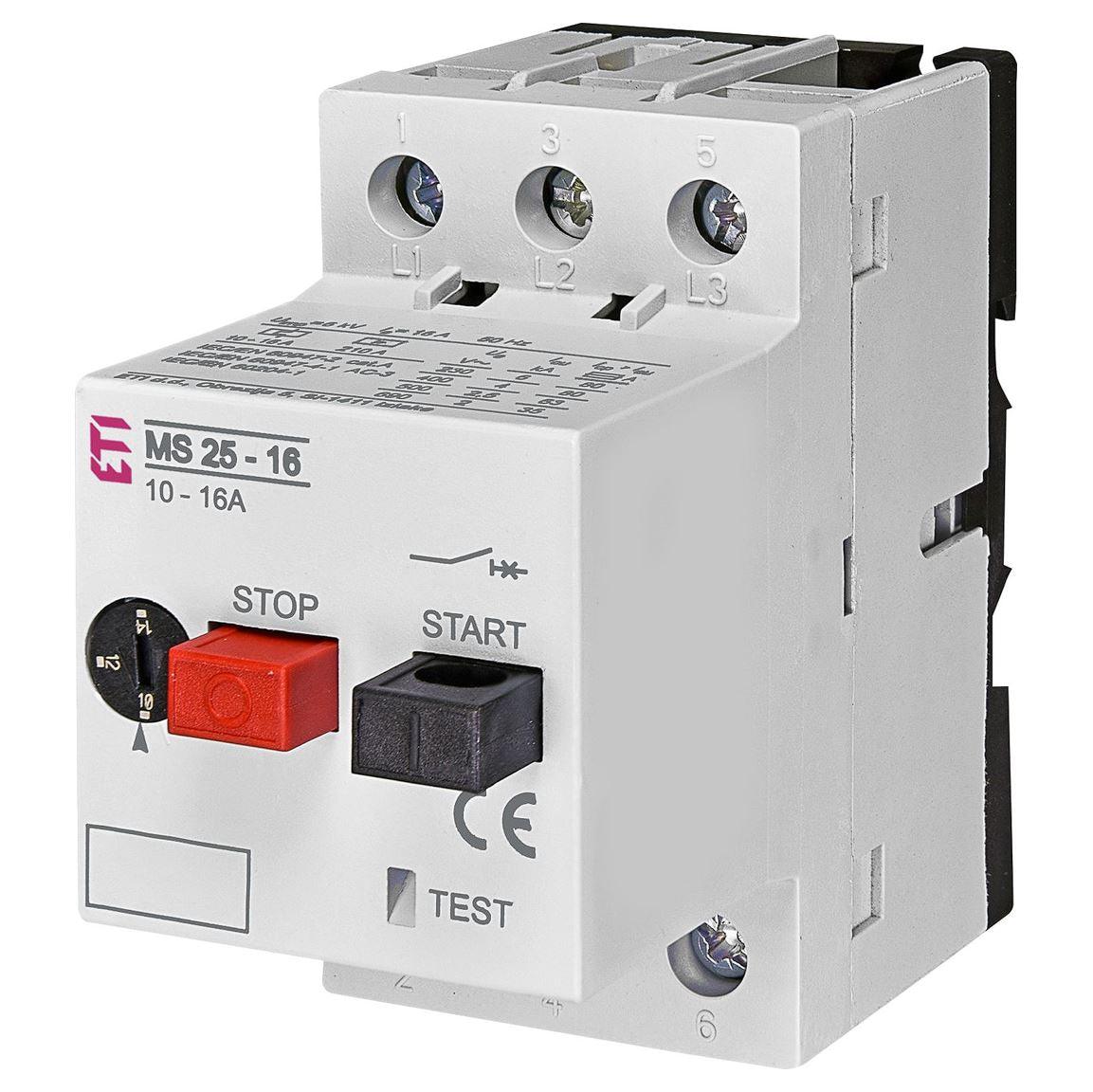 ETI Motorschutzschalter / Motorschutz / Gehäuse wählbar - 1,0A bis 16A - Image 4