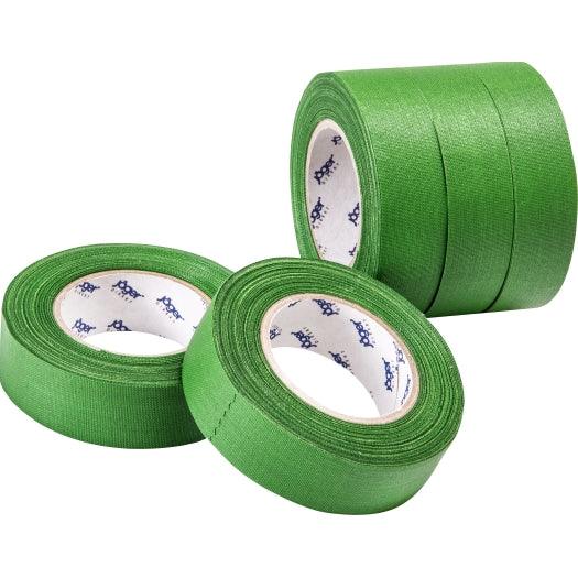 Gewebe-Isolierband, grün, Stärke = 0,28mm, Breite = 19mm, 10m Länge, 5 Rollen