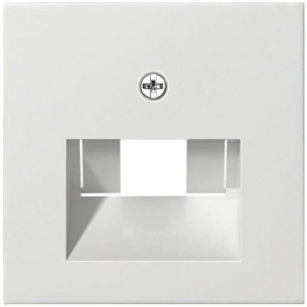 GIRA 027027 Abdeckung UAE/IAE + Netzwerk, System 55, Reinweiß glänzend