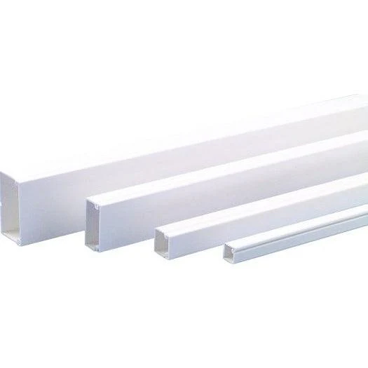 Minikanal 30x30mm, Unterteil mit Bodenlochung, weiß 9010, 50 Meter
