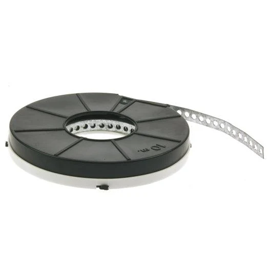 Montageband 12mm Breite, verzinkt, 10m Rolle in Kassette