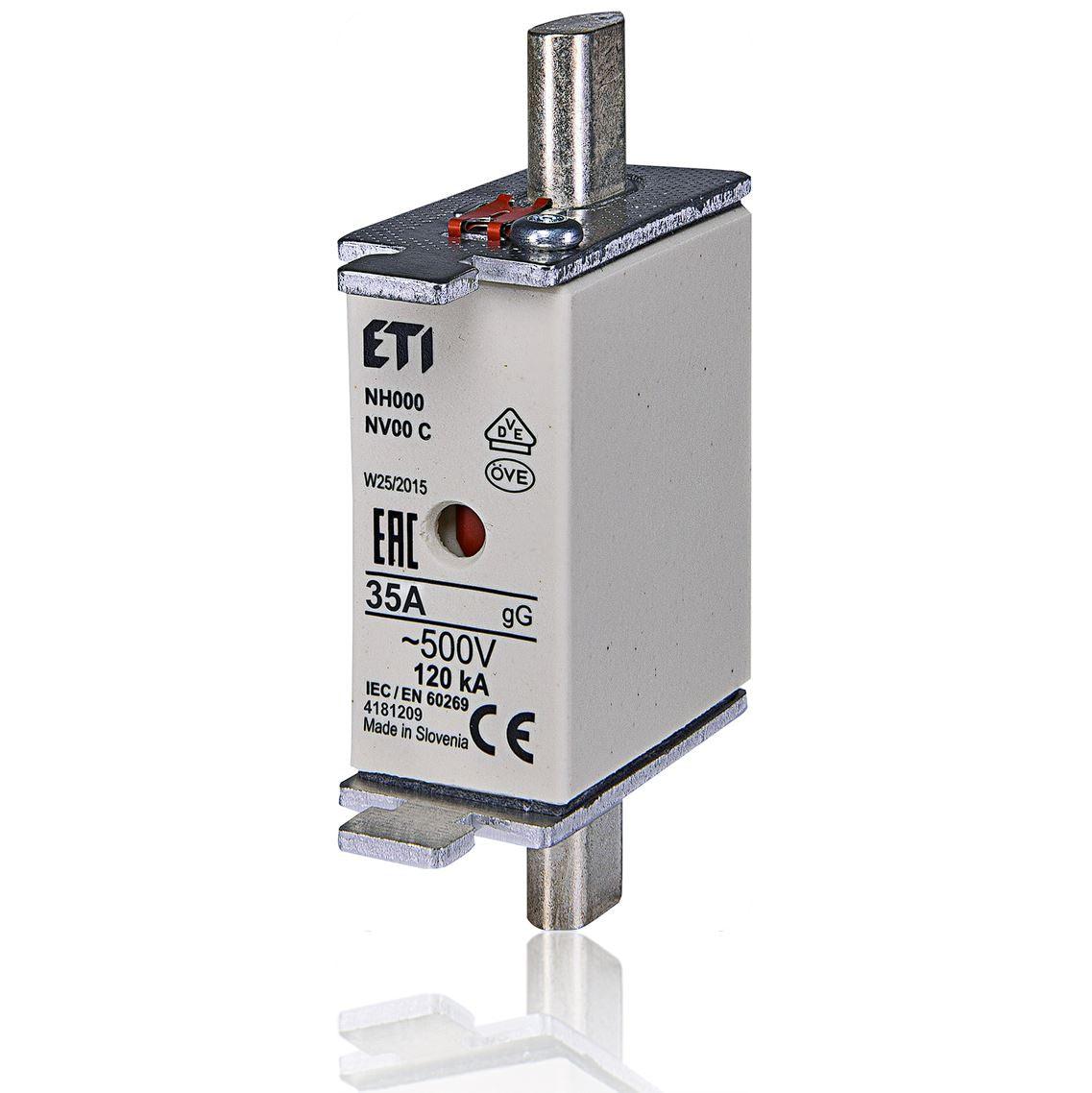 NH-Sicherung Messersicherung | 16A - 100A | Größe: 00 - bis 500V - Image 2