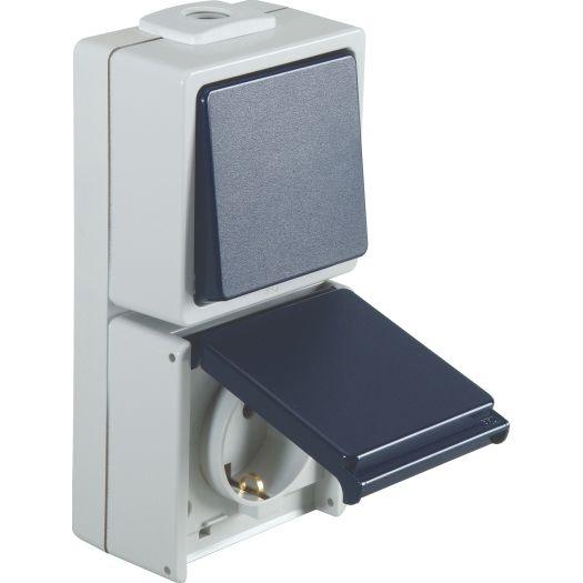 OPUS Aqua - Aufputz Schalterprogramm IP54 | Schalter Steckdosen Taster | verschiedene Farben - Image 14