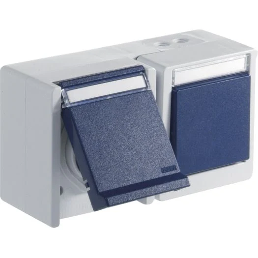 OPUS Resist - Aufputz Schalterprogramm IP54 | Schalter Steckdosen Taster | verschiedene Farben - Image 11