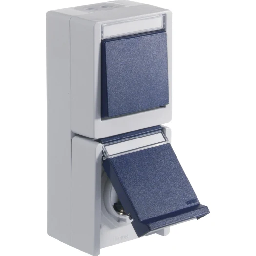 OPUS Resist - Aufputz Schalterprogramm IP54 | Schalter Steckdosen Taster | verschiedene Farben - Image 12