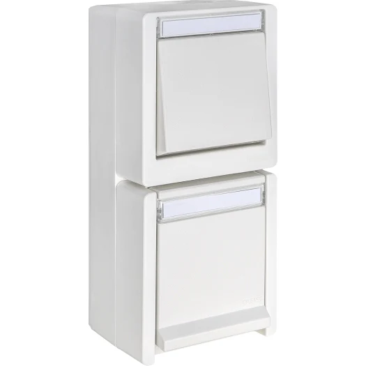 OPUS Resist - Aufputz Schalterprogramm IP54 | Schalter Steckdosen Taster | verschiedene Farben - Image 23