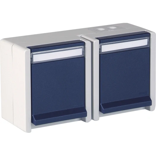 OPUS Resist - Aufputz Schalterprogramm IP54 | Schalter Steckdosen Taster | verschiedene Farben - Image 3