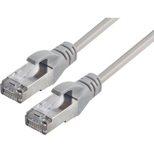 Patchkabel CAT6A grau, 3, 0 m, RJ45 Stecker, Netzkabel