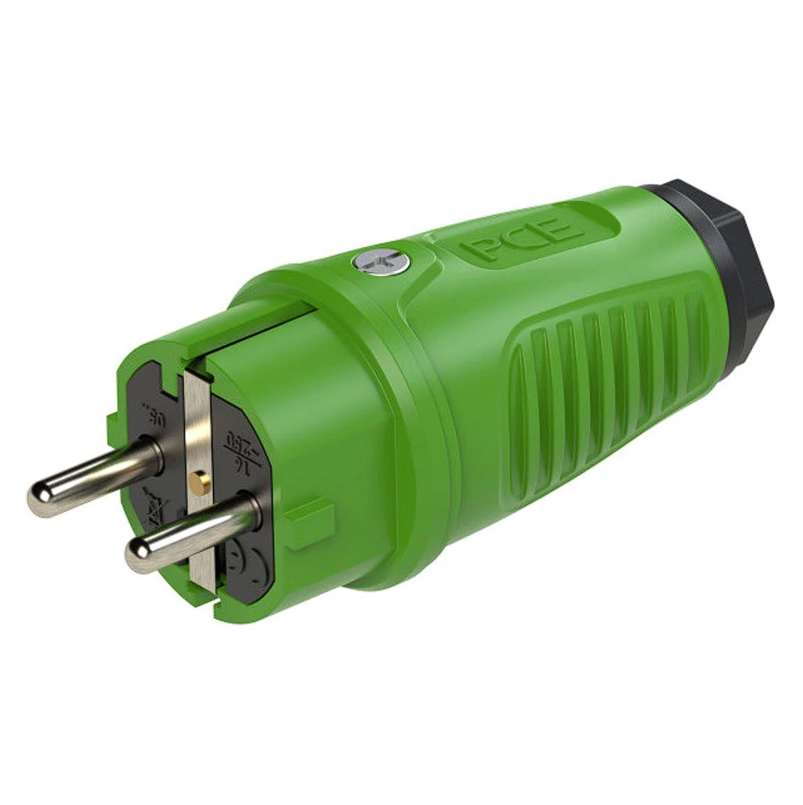 PCE Taurus Vollgummi-Schuko-Stecker IP54 - verschiedene Farben - Image 4