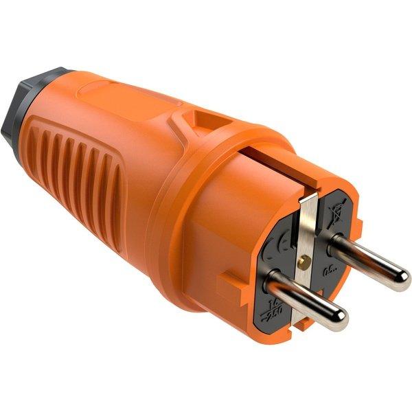 PCE Taurus Vollgummi-Schuko-Stecker IP54 - verschiedene Farben - Image 5
