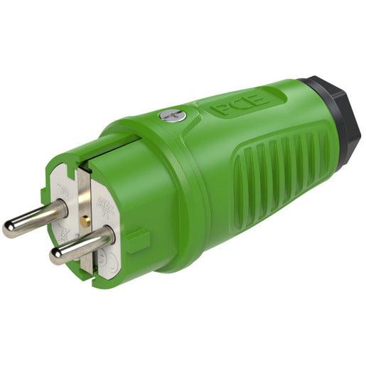 PCE Taurus Vollgummi-Schuko-Stecker mit Polyamid-Einsatz IP54 - verschiedene Farben - Image 4