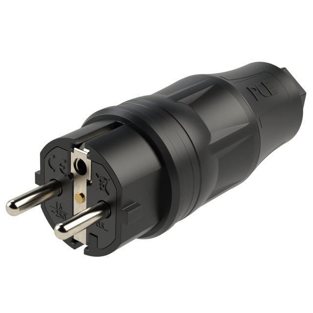 PCE Top Taurus Vollgummi-Schuko-Stecker IP54 - verschiedene Farben - Image 2