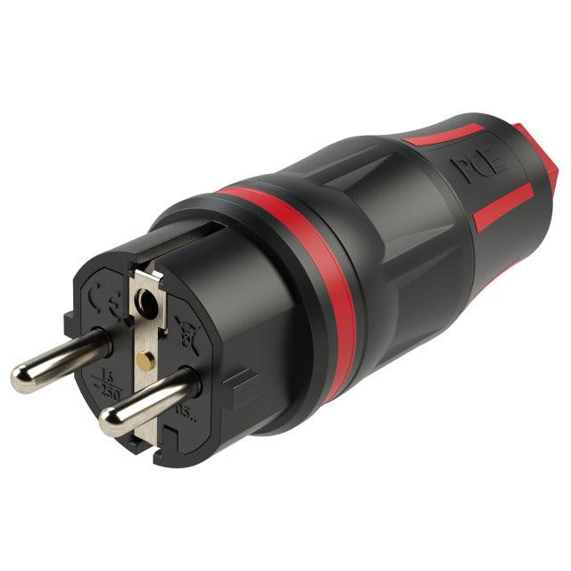 PCE Top Taurus Vollgummi-Schuko-Stecker IP54 - verschiedene Farben - Image 3