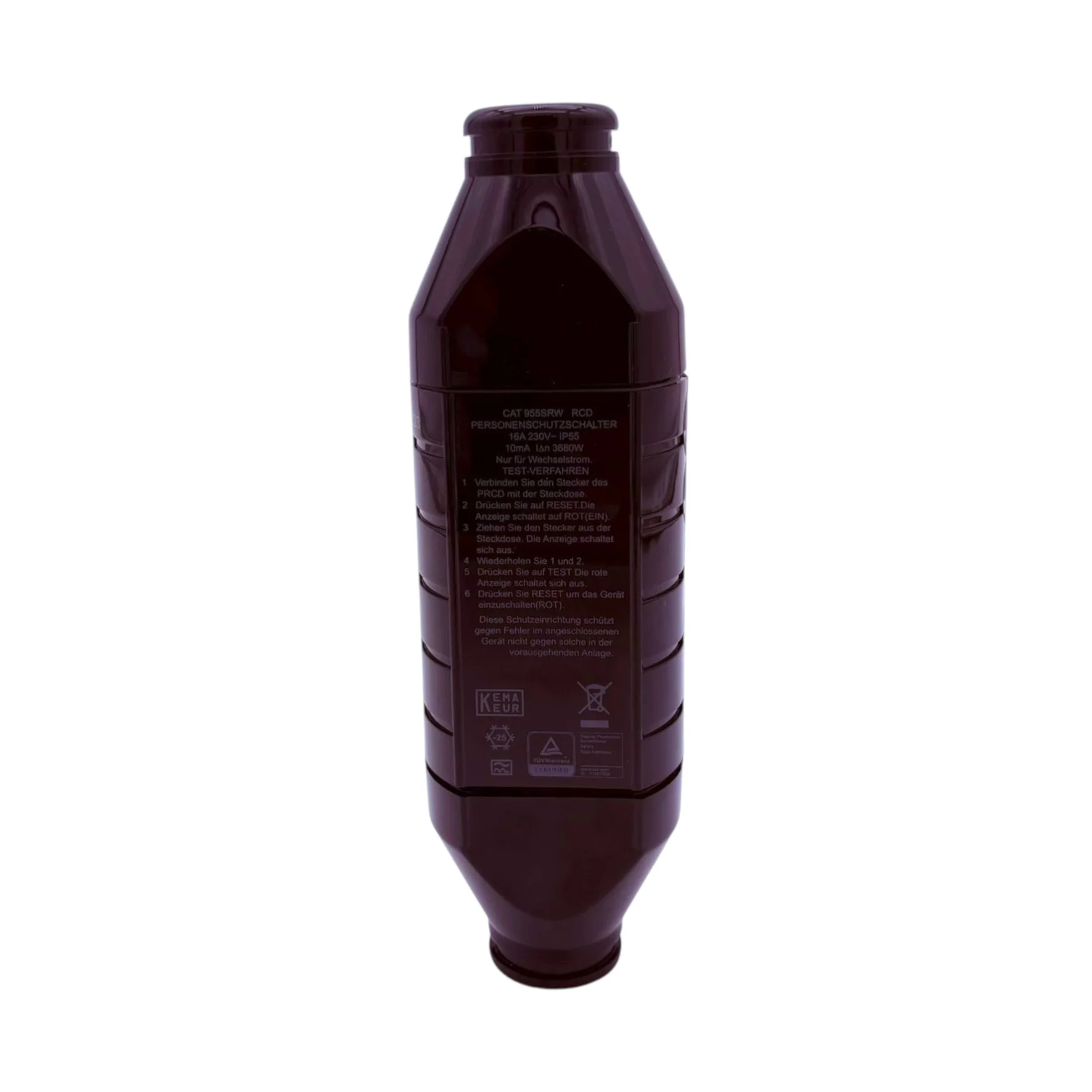 Personenschutz-Adapter PRCD 16A 230V IP55 - schwarz - Image 3
