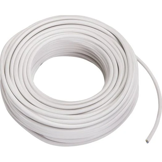 PVC-Leitung H05VV-F 5G1,5, weiß, 50m Ring
