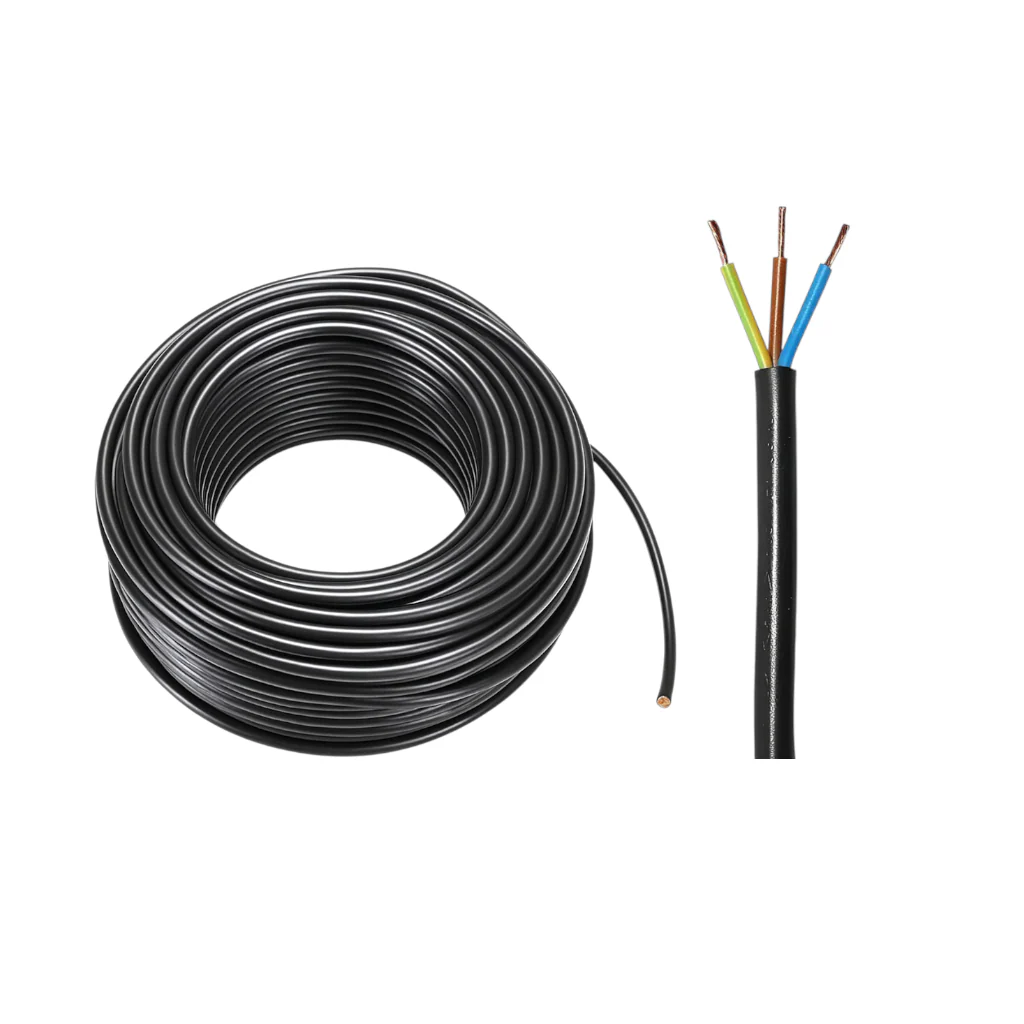 PVC-Leitung / Schlauchleitung H05VV-F | 3x1,5mm² bis 5x2,5mm² | 1 Meter - 50 Meter - Image 3