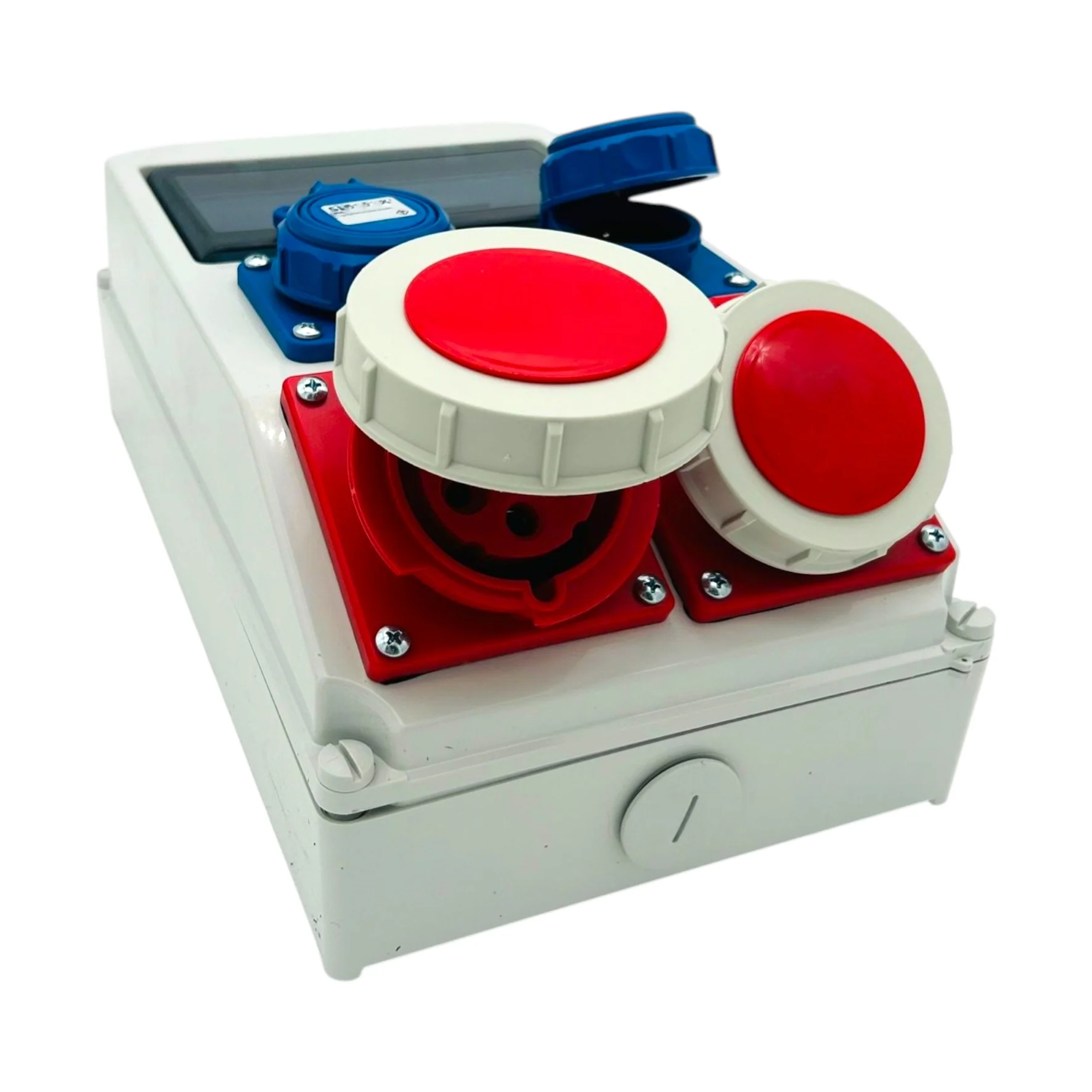 SANOS IP67 Wandverteiler ABB/PCE - 1x CEE 32A 1x CEE 16A und 2x Schukodose mit FI | SAN035 - Image 3