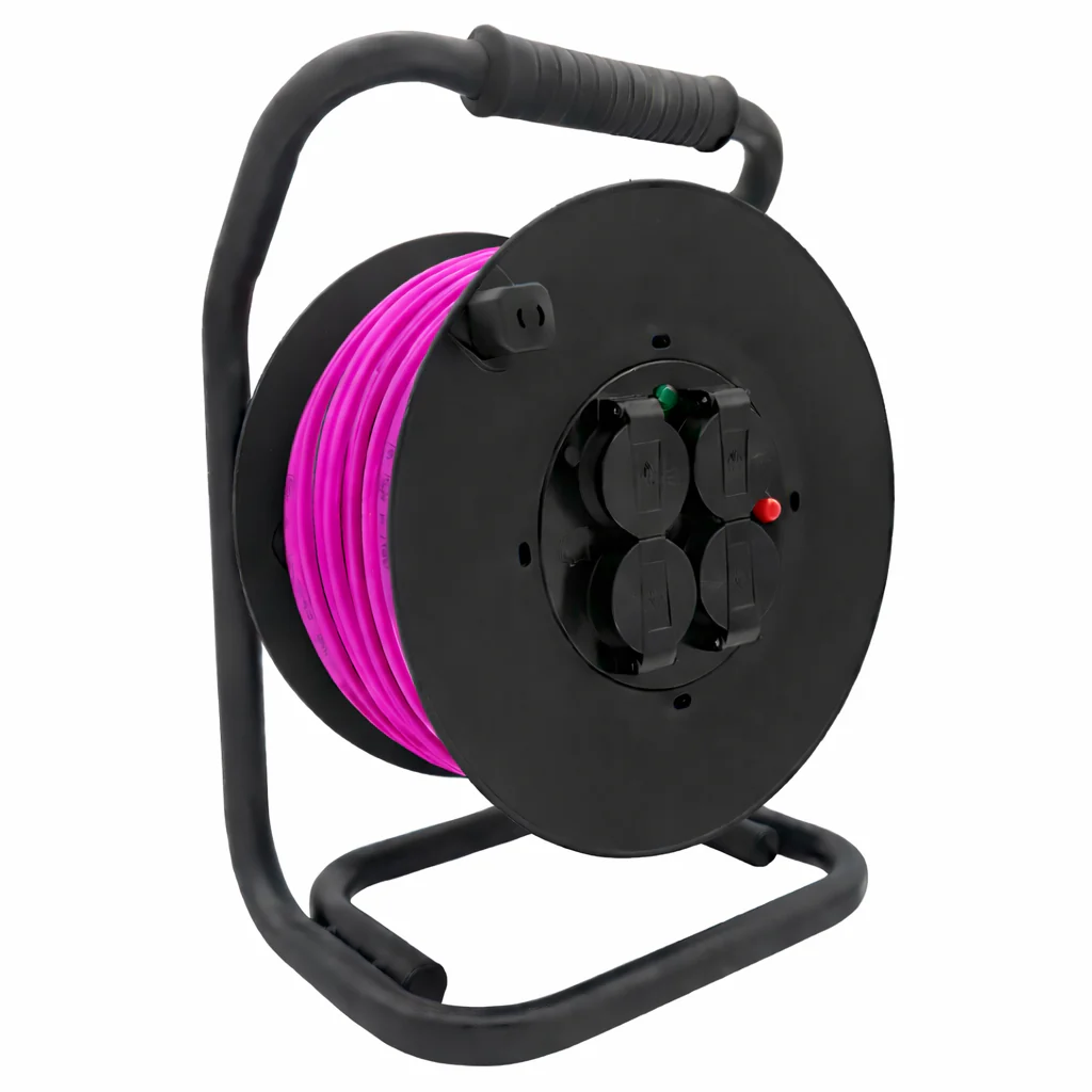 SANOS Kabeltrommel LED-Spannungsanzeige - Gummileitung PUR H07BQ-F 3G1,5mm² - 3G2,5mm² | 20 - 40 Meter | Made in Germany - Image 11