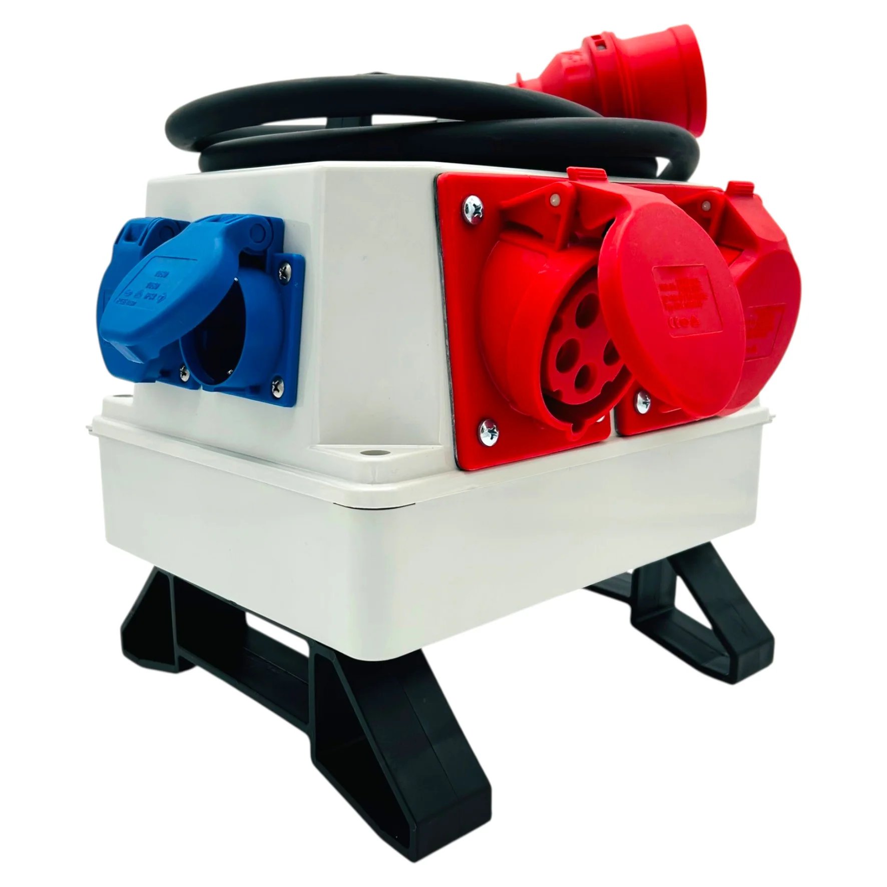 SANOS Mobilverteiler PCE - 2x CEE 16A und 4x Schukdosen mit Zuleitung | SAN027 - Image 2