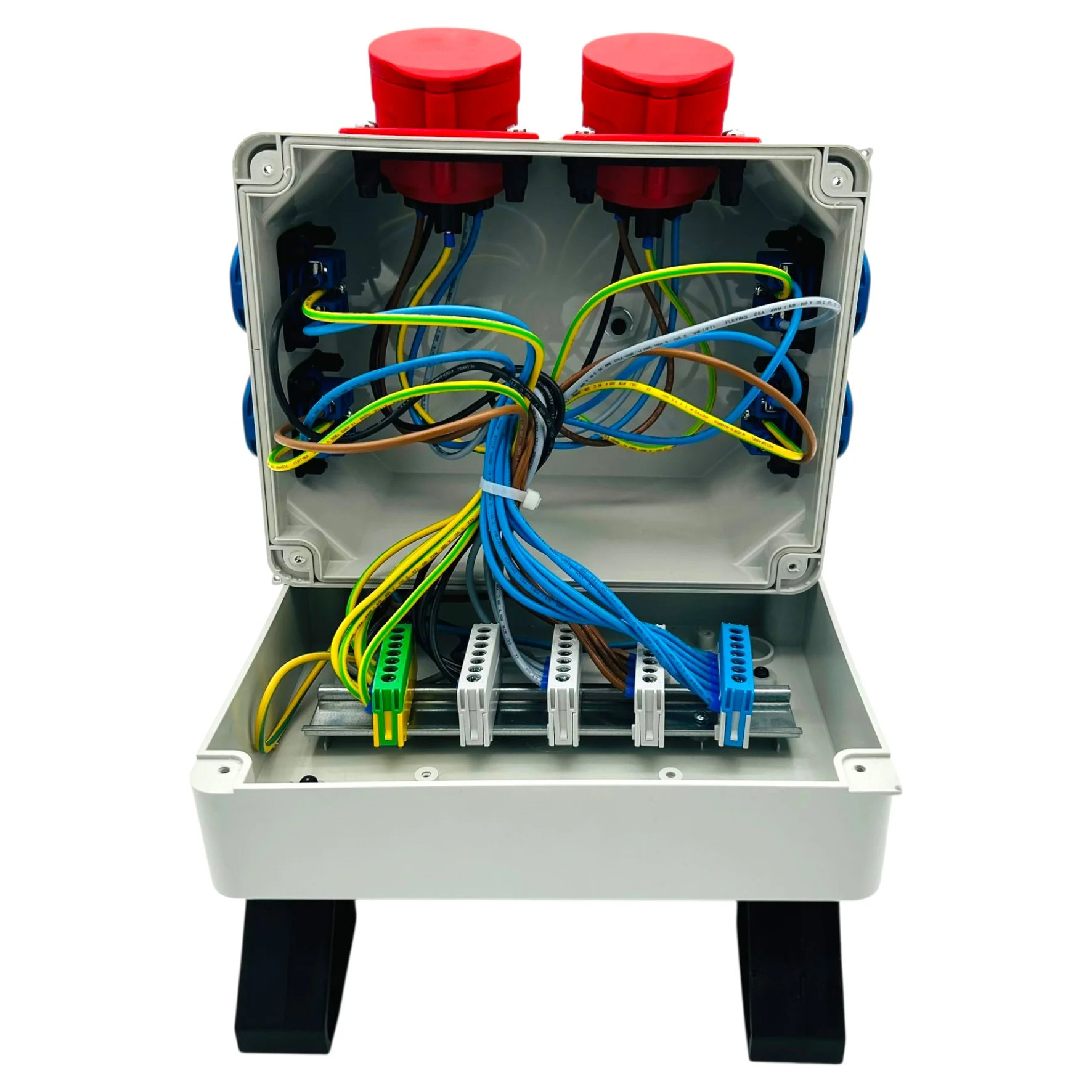 SANOS Mobilverteiler PCE - 2x CEE 16A und 4x Schukdosen mit Zuleitung | SAN027 - Image 3