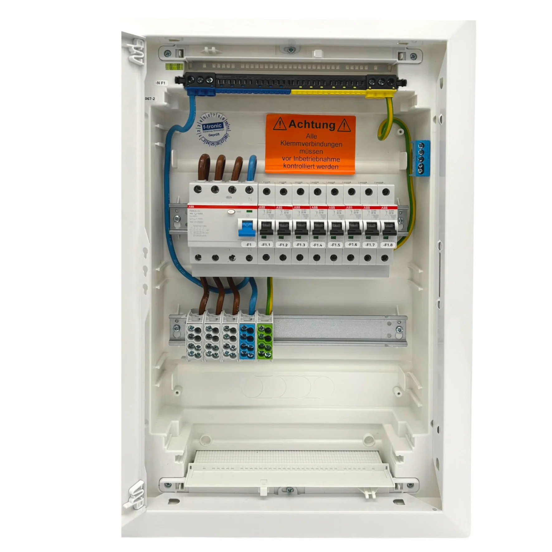 SANOS UP/HW Kleinverteiler/Sicherungskasten | Anschlussfertig mit ABB und F-tronic | Made in Germany - Image 6