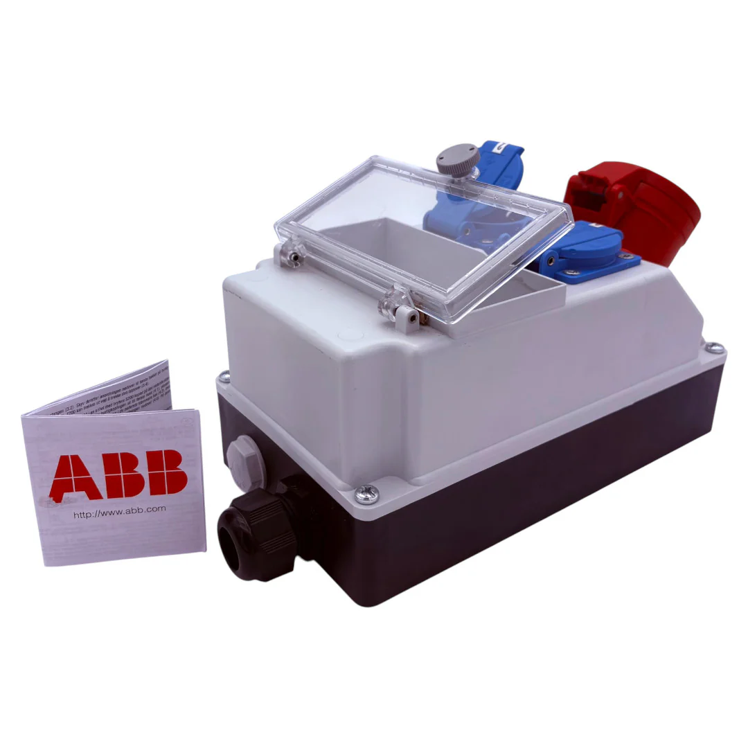 SANOS Wandverteiler ABB/PCE - 1x CEE 16A und 2x Schukodosen | SAN038 - Image 3
