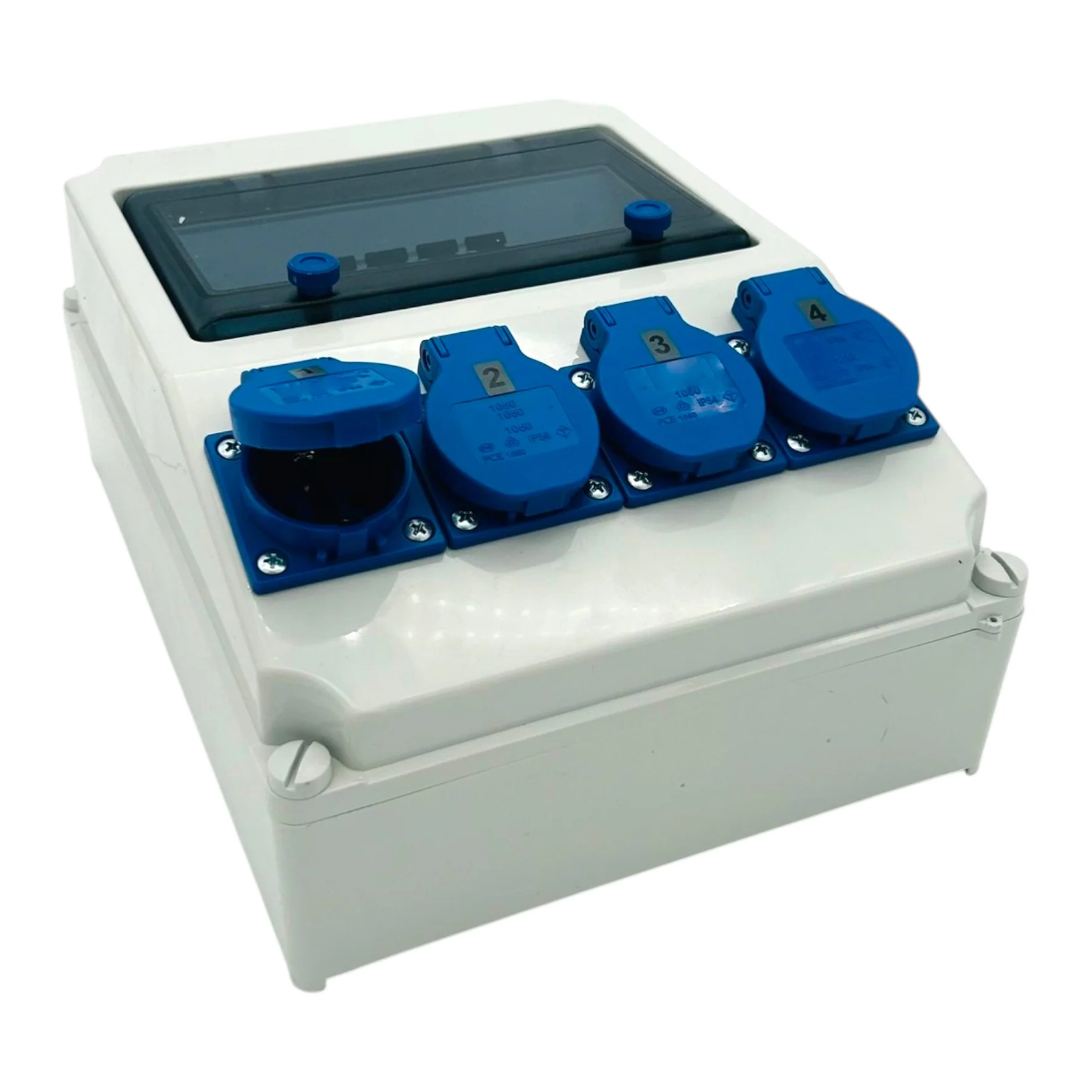 SANOS Wandverteiler ABB/PCE - 4x Schukodose | einzeln gesichert | SAN033 - Image 3