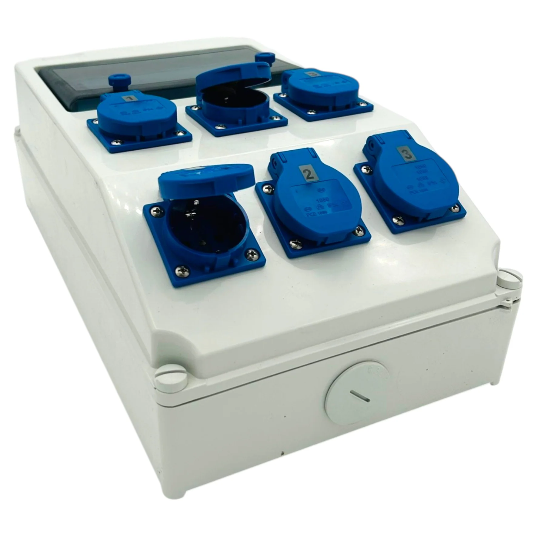 SANOS Wandverteiler ABB/PCE - 6x Schukodose | paarweise gesichert | SAN034 - Image 3