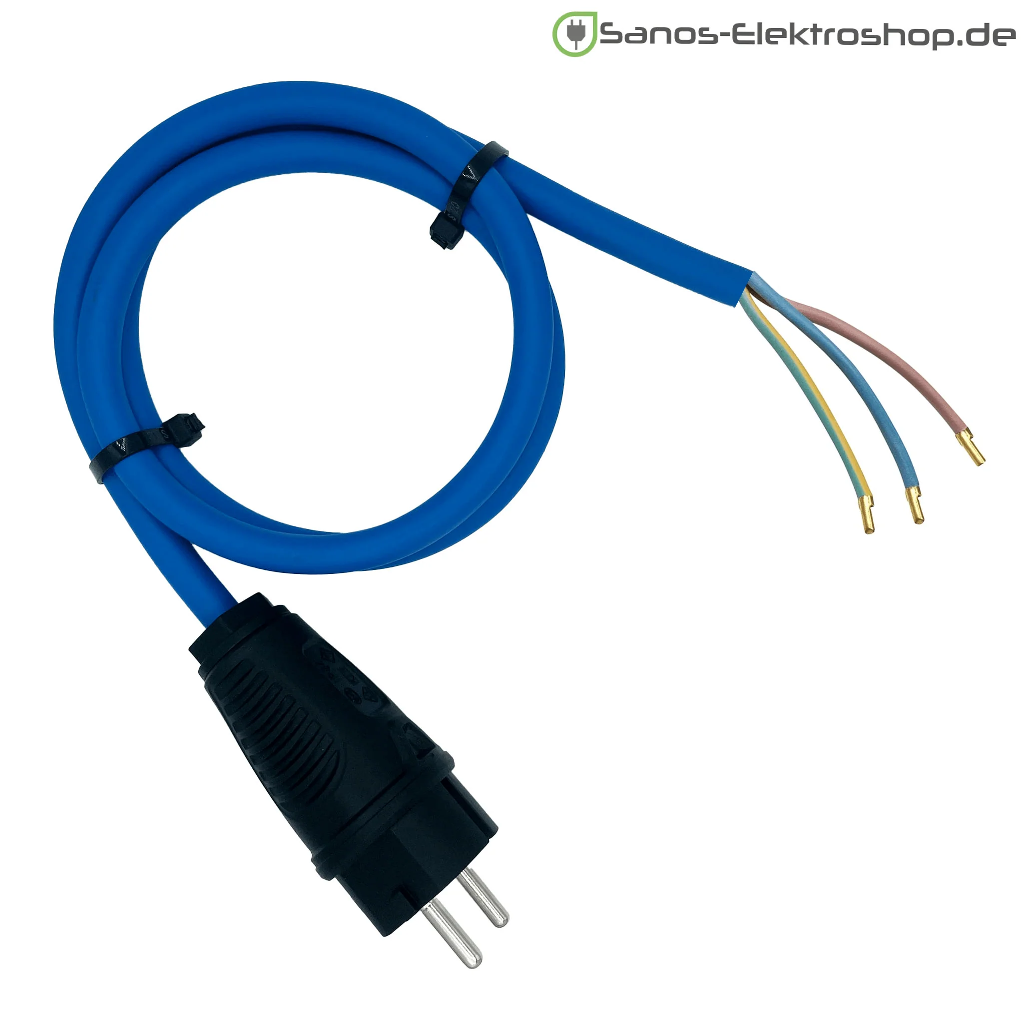 Schuko-Anschlussleitung 230V - Gummileitung H07RN-F 3G1,5 mm² | 1,00 bis 20,00 Meter | verschiedene Farben - Image 5