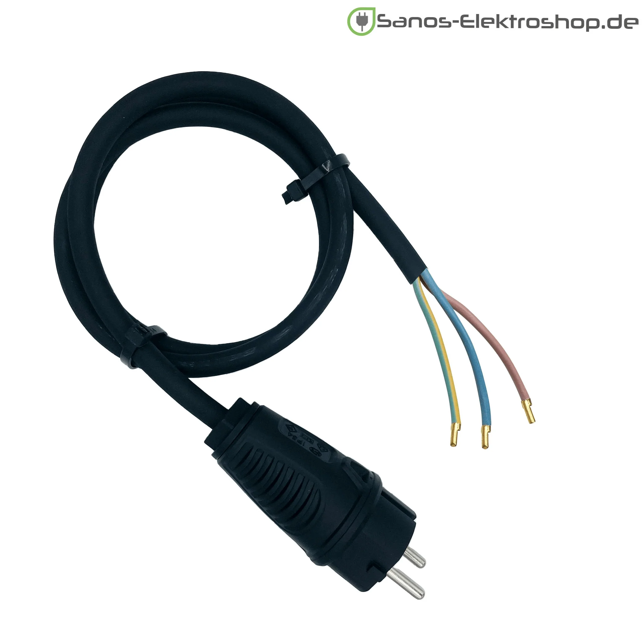 Schuko-Anschlussleitung 230V - Gummileitung H07RN-F 3G2,5 mm² | 1,00 bis 20,00 Meter | verschiedene Farben - Image 3