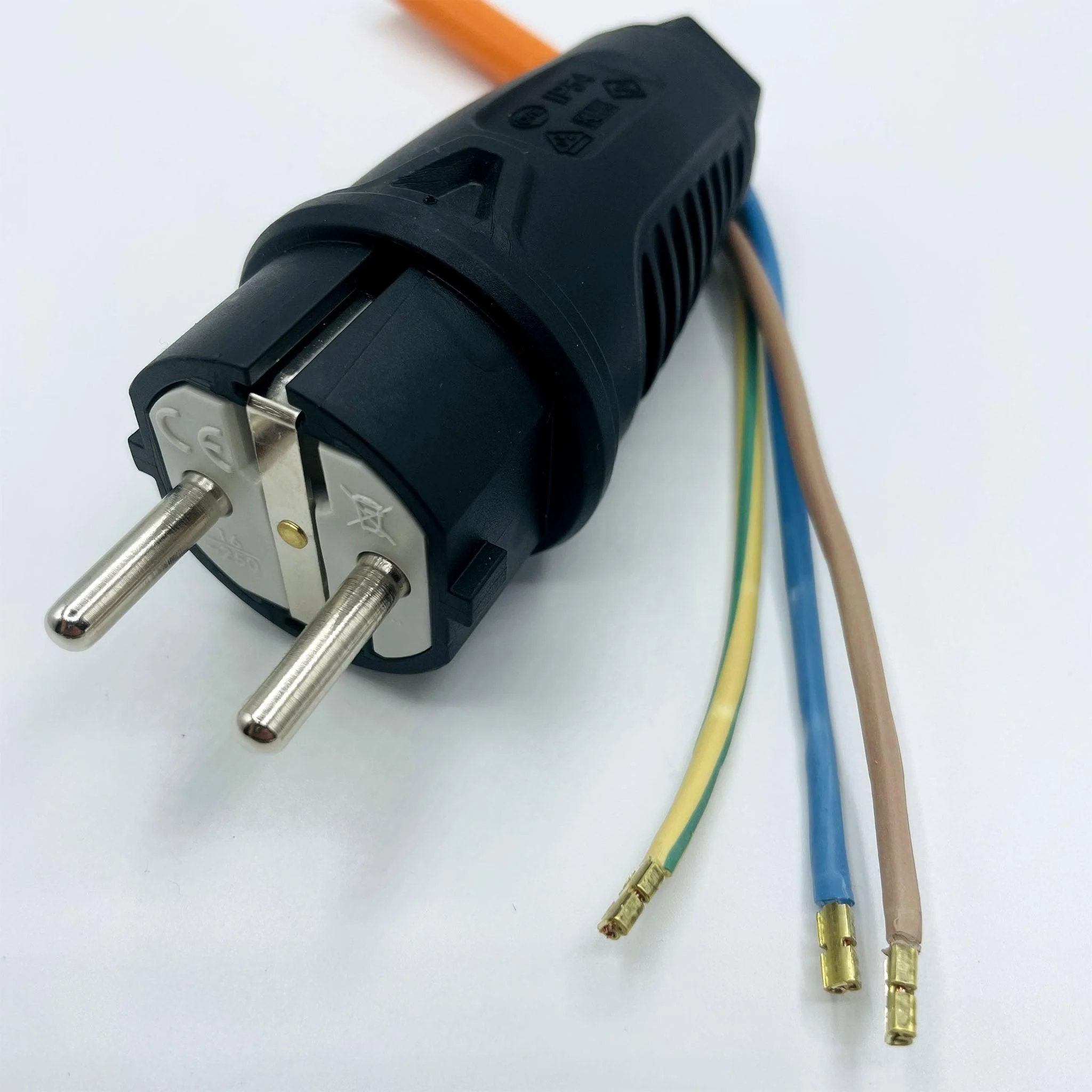 Schuko-Anschlussleitung 230V - PUR Gummileitung H07BQ-F 3G1,5 mm² | 1,00 bis 20,00 Meter | verschiedene Farben - Image 2