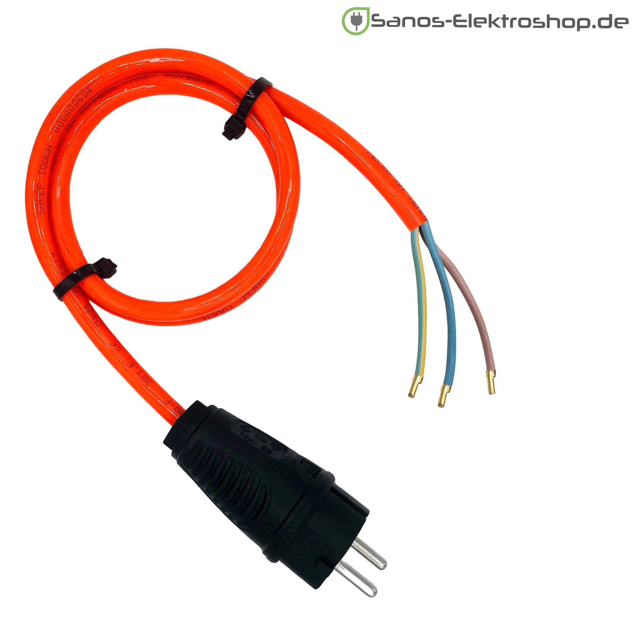 Schuko-Anschlussleitung 230V - PUR Gummileitung H07BQ-F 3G1,5 mm² | 1,00 bis 20,00 Meter | verschiedene Farben - Image 7