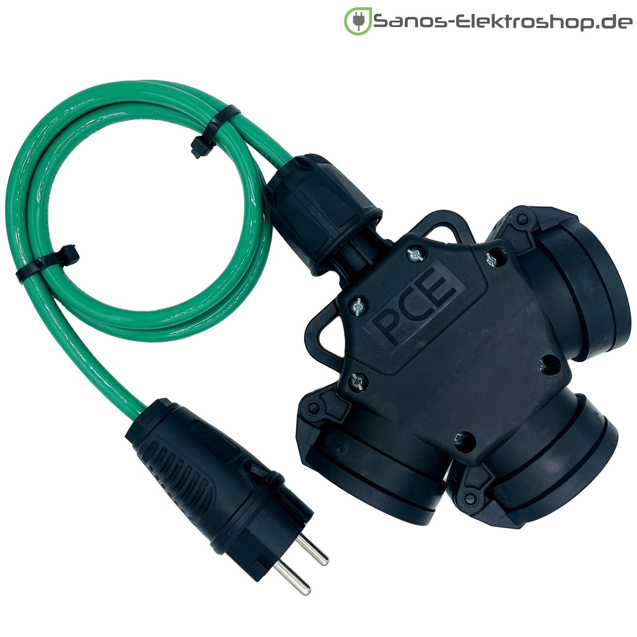 Schuko-Verlängerung 230V mit 3-fach Kupplung - PUR Gummileitung H07BQ-F 3G1,5 mm² | 1,00 bis 50,00 Meter | verschiedene Farben - Image 9