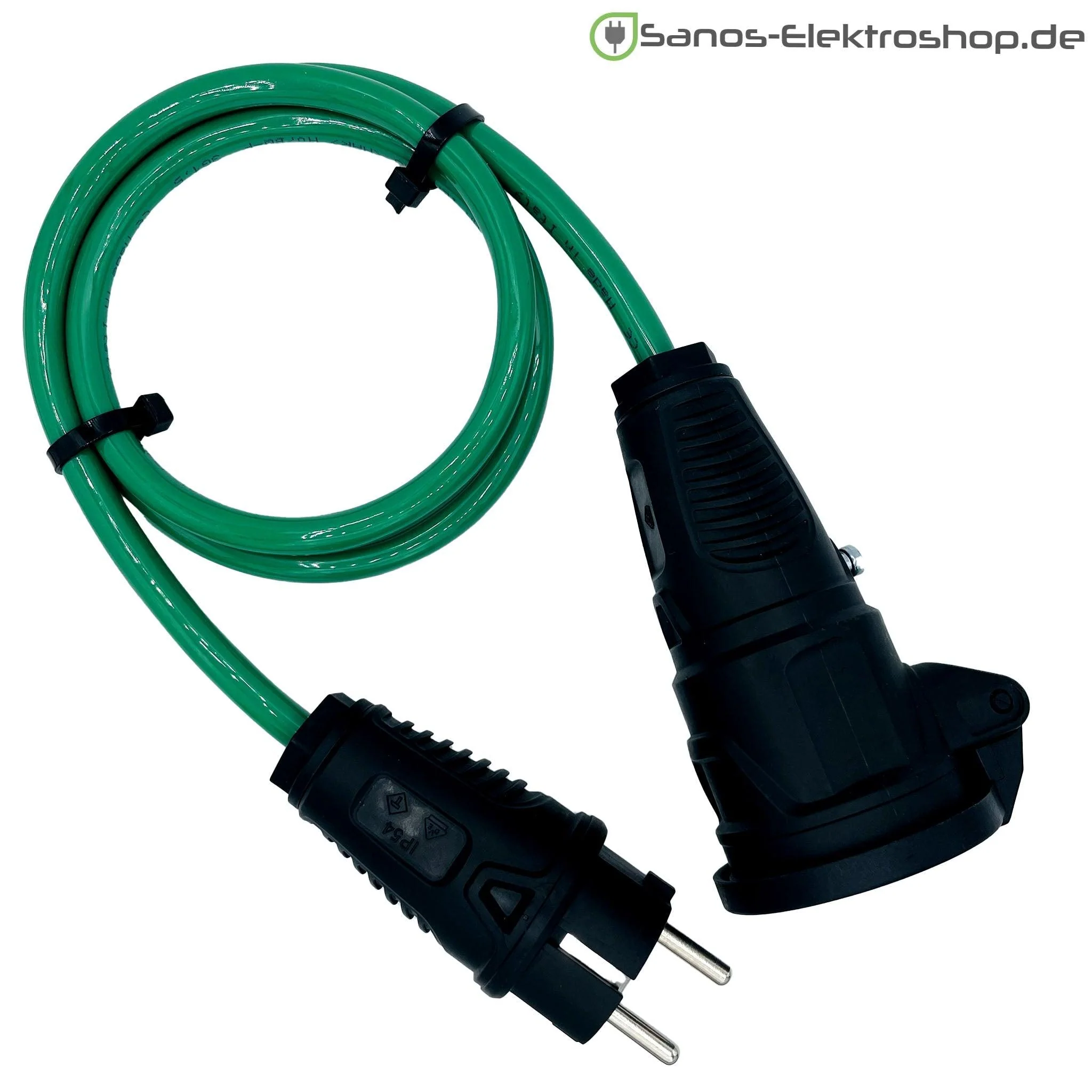 Schuko-Verlängerung 230V mit Federklappdeckel - PUR Gummileitung H07BQ-F 3G2,5 mm² | 1,00 bis 50,00 Meter | verschiedene Farben - Image 8