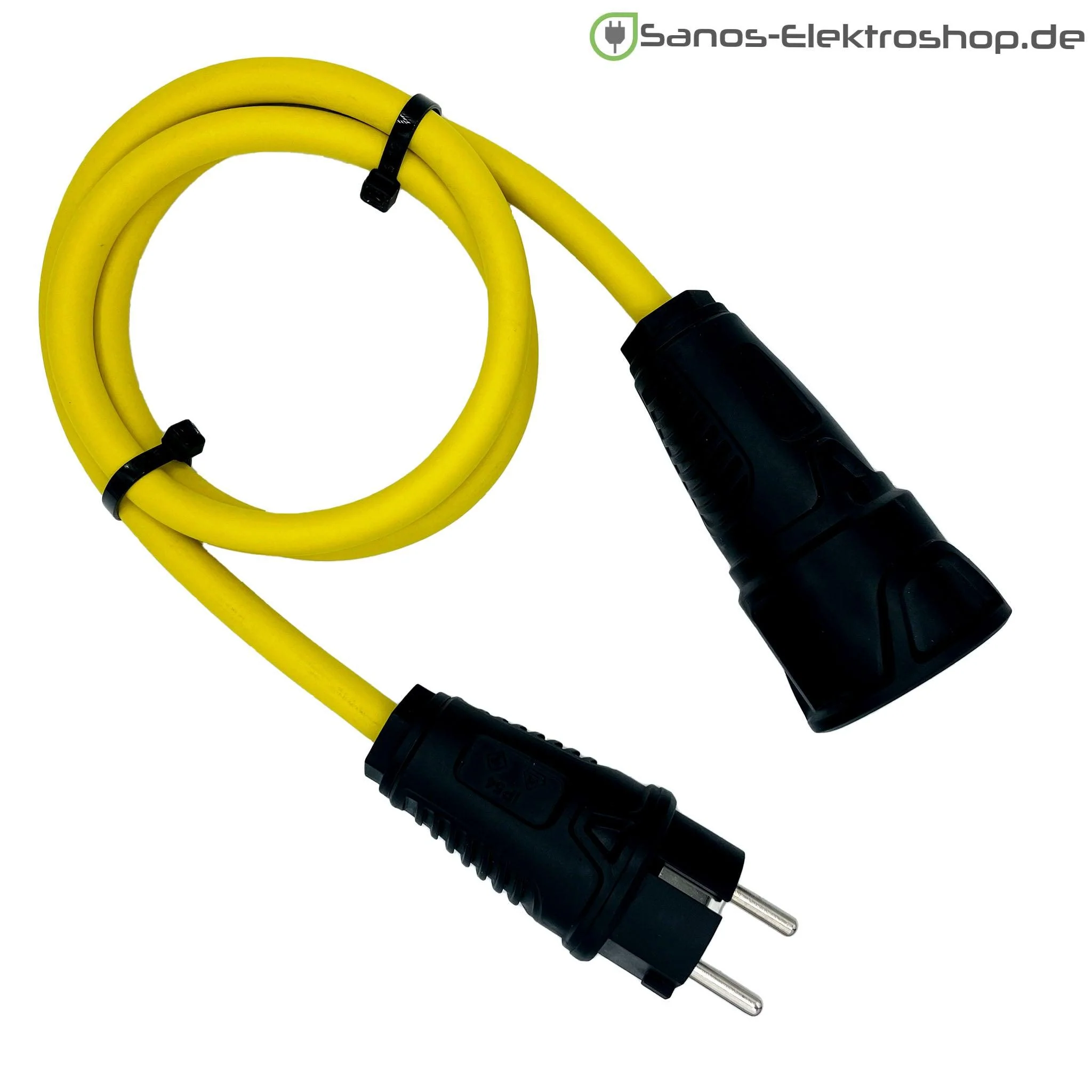 Schuko-Verlängerung 230V ohne Deckel Gummileitung H07RN-F 3G2,5 mm² | 1,00 bis 50,00 Meter | verschiedene Farben - Image 4