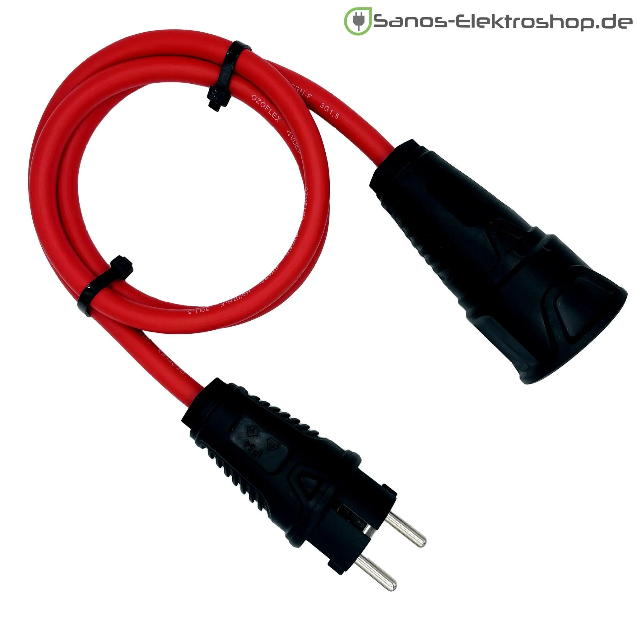 Schuko-Verlängerung 230V ohne Deckel Gummileitung H07RN-F 3G2,5 mm² | 1,00 bis 50,00 Meter | verschiedene Farben - Image 6