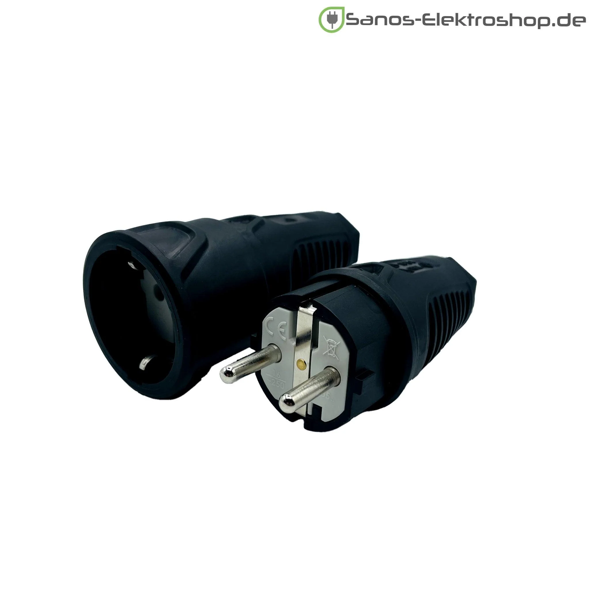 Schuko-Verlängerung 230V ohne Deckel PUR-Gummileitung H07BQ-F 3G2,5mm² | 1,00 bis 50,00 Meter | verschiedene Farben - Image 2