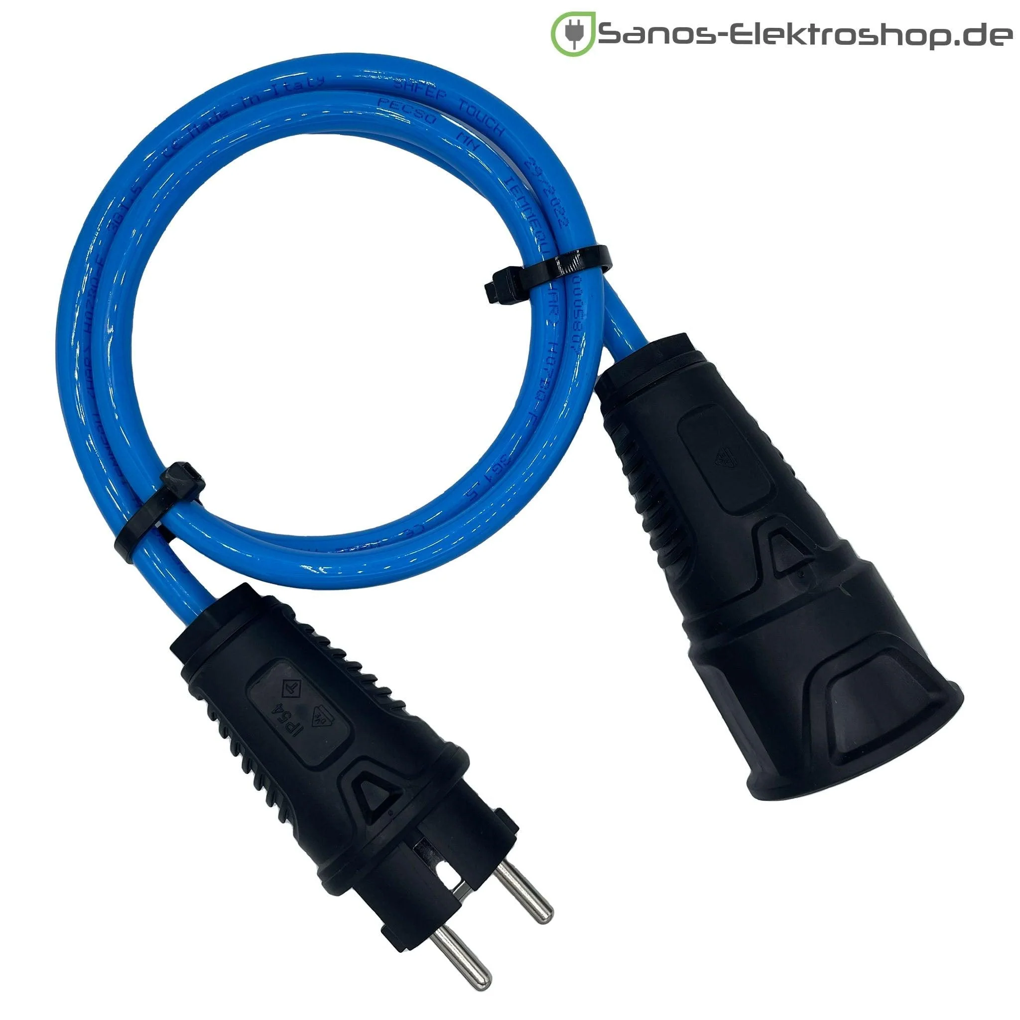 Schuko-Verlängerung 230V ohne Deckel PUR-Gummileitung H07BQ-F 3G2,5mm² | 1,00 bis 50,00 Meter | verschiedene Farben - Image 3