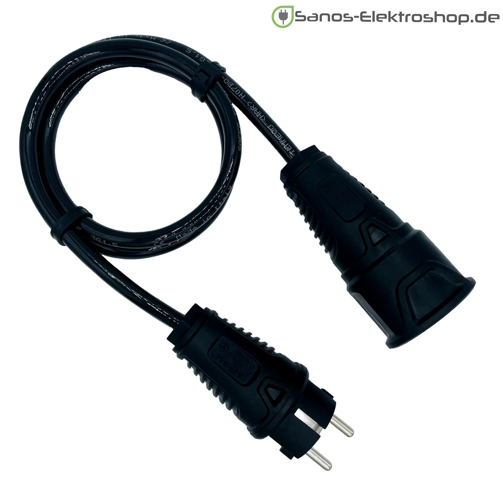 Schuko-Verlängerung 230V ohne Deckel PUR-Gummileitung H07BQ-F 3G1,5mm² | 1,00 bis 50,00 Meter | verschiedene Farben - Image 3